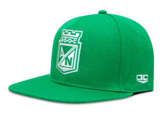 Gorra Atlético Nacional Oficial Plana Verde