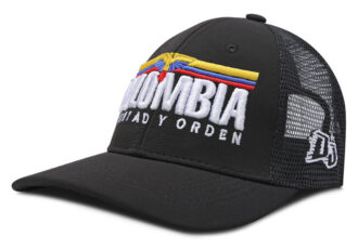 Gorra Souvenir Colombia Libertad y Orden Negra OC Caps